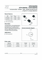 DataSheet STP150NF55 pdf